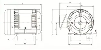 卧式油压专用电机 HSW